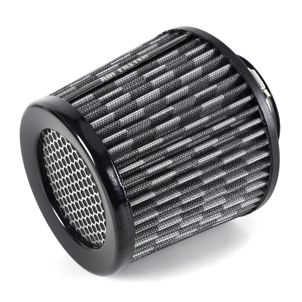3inch 76mm High Flow Inlet Cold Air Intake Cone Replacement Dry Air Filter
