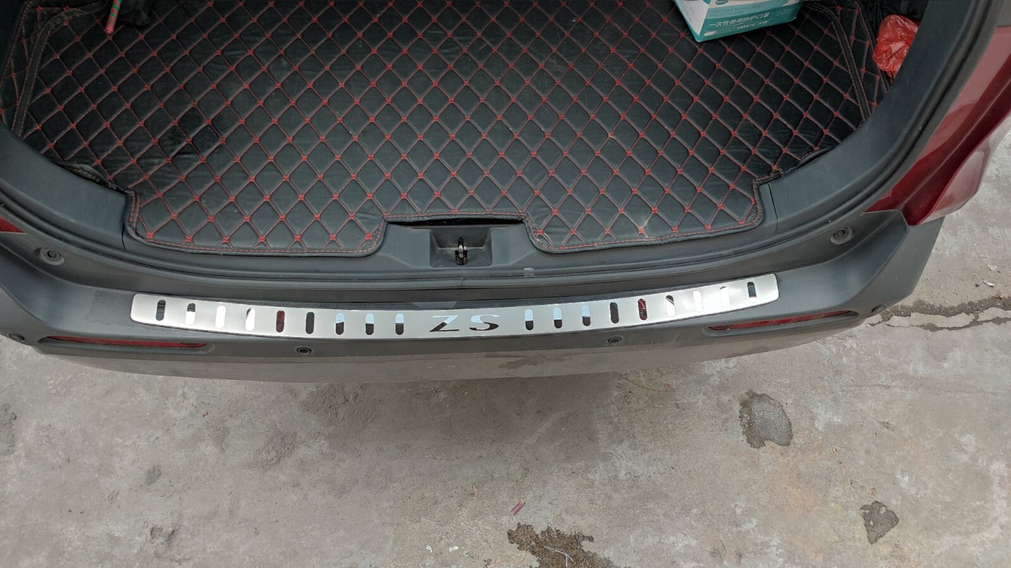 for MG ZS 2023 Car Accessories Rear Bumper Protector Scuff Guard Plate Panel