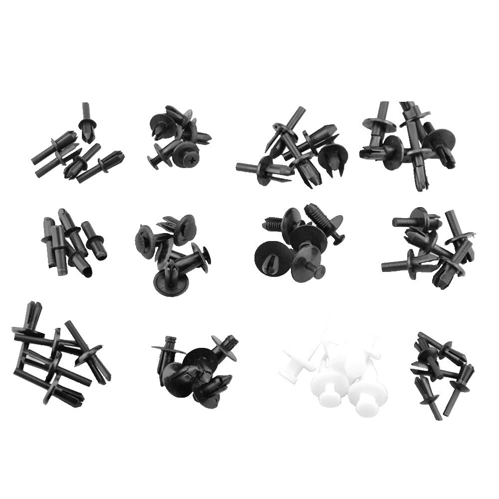 60x Car Body Plastic Push Pin Rivet Fasteners Trim Moulding Clip Assortments