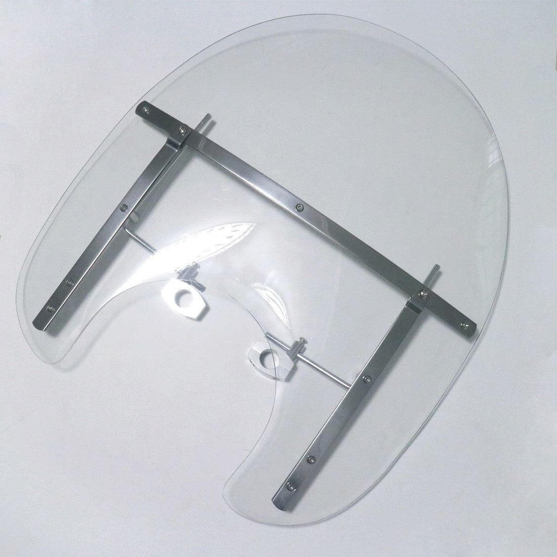 Motorcycle 7/81Handlebars Deflector Clear Windshield Windscreen for Harley Q