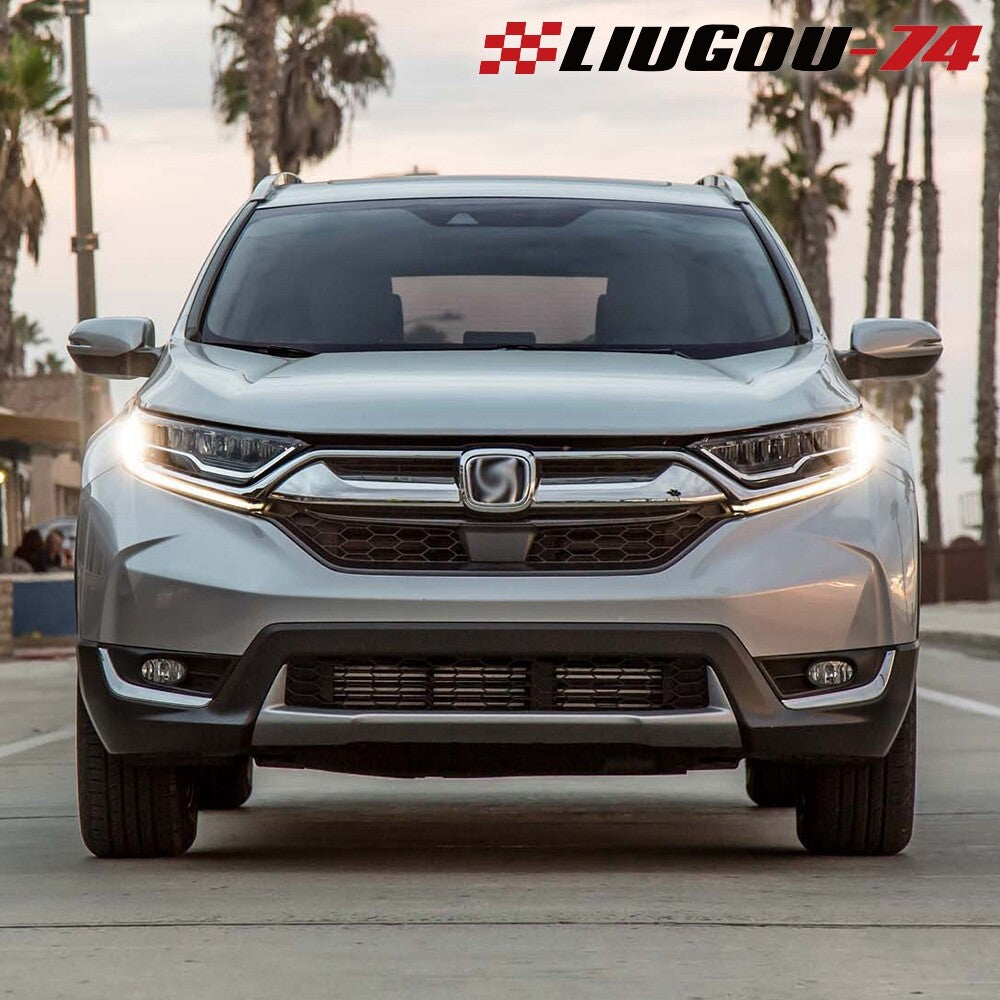 Fits 2017 - 2019 for Honda CRV CR-V Front Bumper Upper Grille Grid Grill for CHRome - v