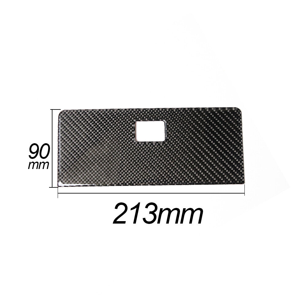 for Audi Q7 2016-2019 Carbon Fiber Water Cup Holder Panel Cover Trim Sticker v
