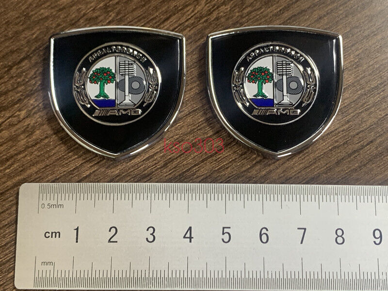 Black AFFALTERBACH Club 3D Logos for Mercedes-Benz Car Body Badges