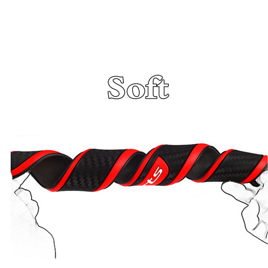 Car Door Protector Sill Scuff Cover Sticker Antiscratch Carbon Fiber Look Strip