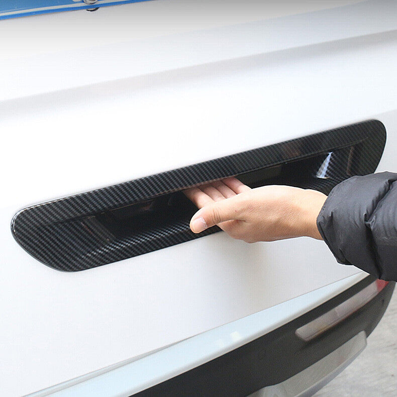 for Kia Carnival 2022-2023 Carbon Fiber Tailgate Door Handle Bowl molding Cover