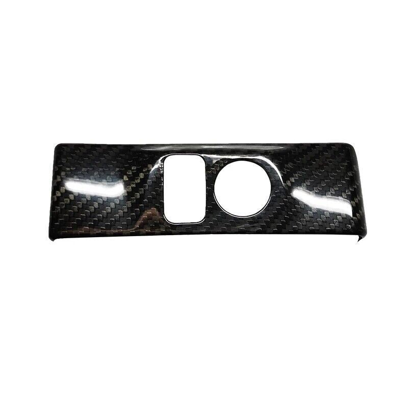 Carbon Fiber Car Side Mirror Control Panel Stick Cover Trim For R35 GTR B n