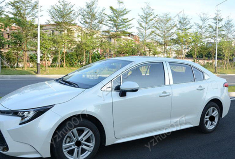 for Toyota for Corolla Sedan 2019-2022 stainless Chrome Window Pillar Posts Trim 16