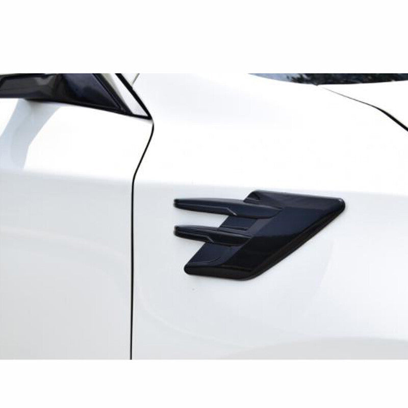 2-Pack Car Mudguard Side Vent Mudguard Stickers Decorative Airflow Inlet Grille - n