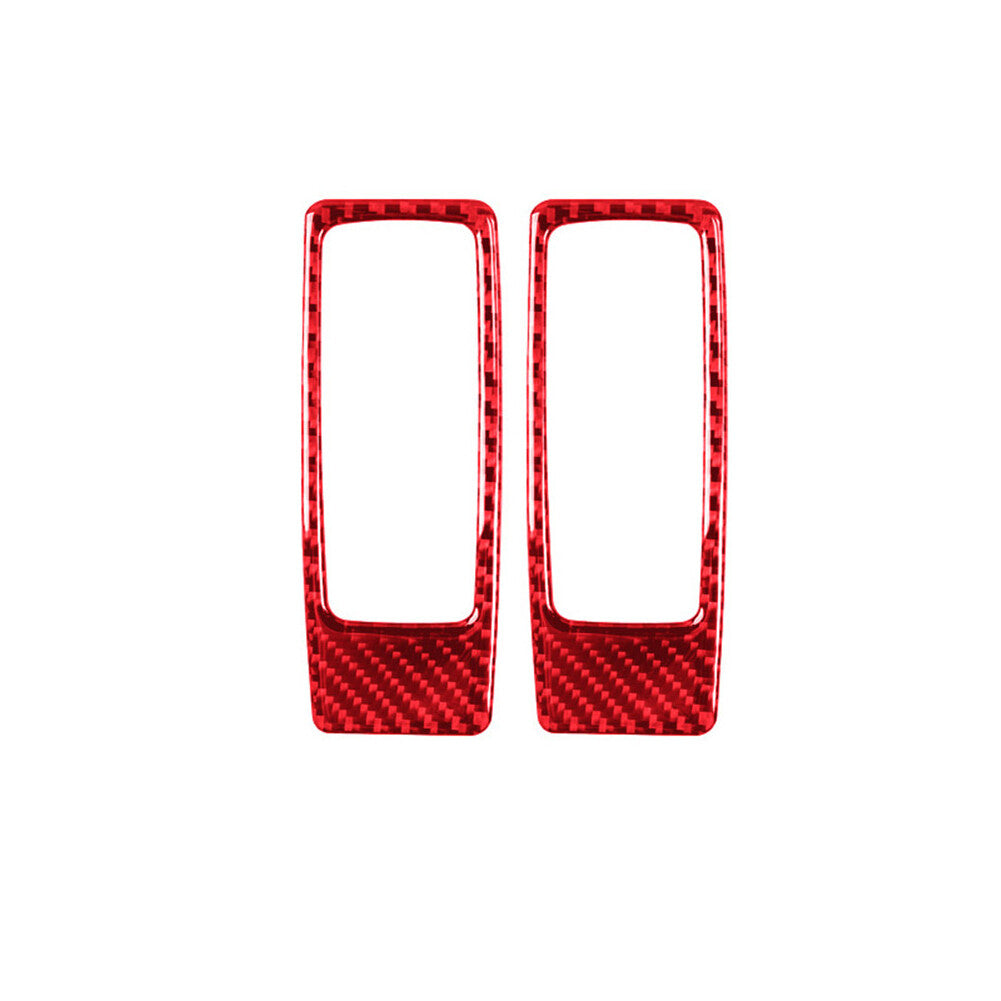 5x Carbon Fiber Window Switch Panel Cover Trim for Suzuki Grand Vitara 2006-2013 v