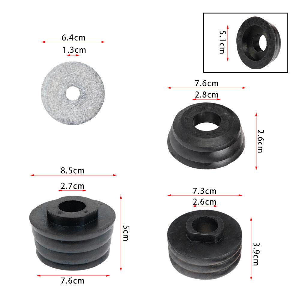 Body Mount Bushing Kit for 99-18 for Ford F250 F350 2WD/4WD Body Cab Mounts Washers