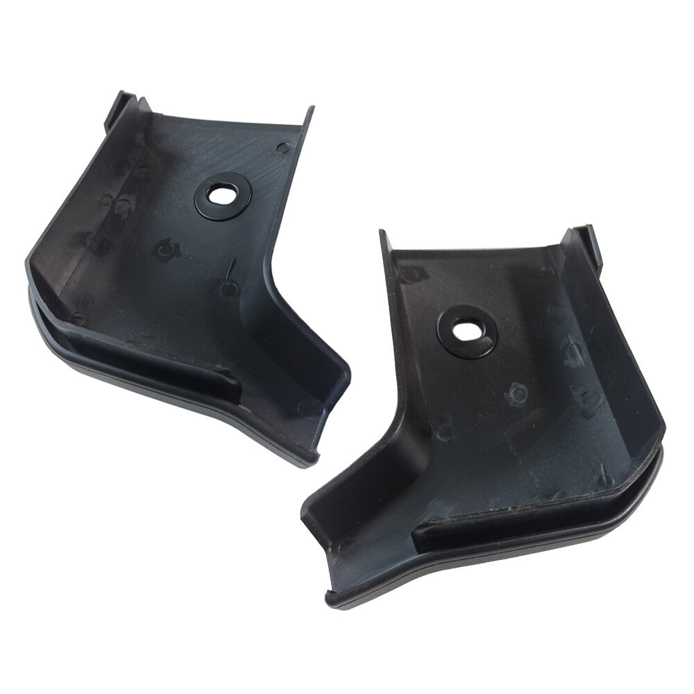 2X Left and Right Side Skirt End Cap Cover Replacement for Fiesta MK7 | Black