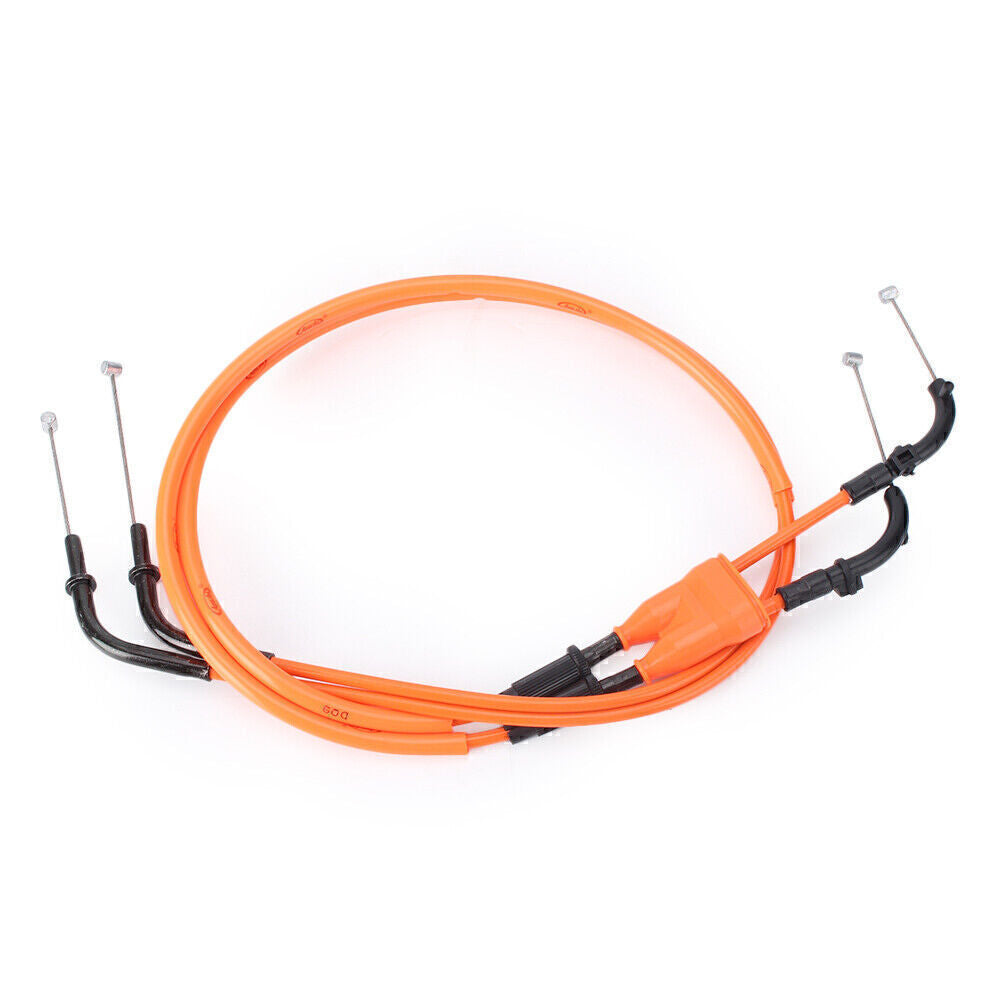 1X Motor Throttle Cable Accelerator Wire Line for Kawasaki Z1000 07 2008 Orange Q