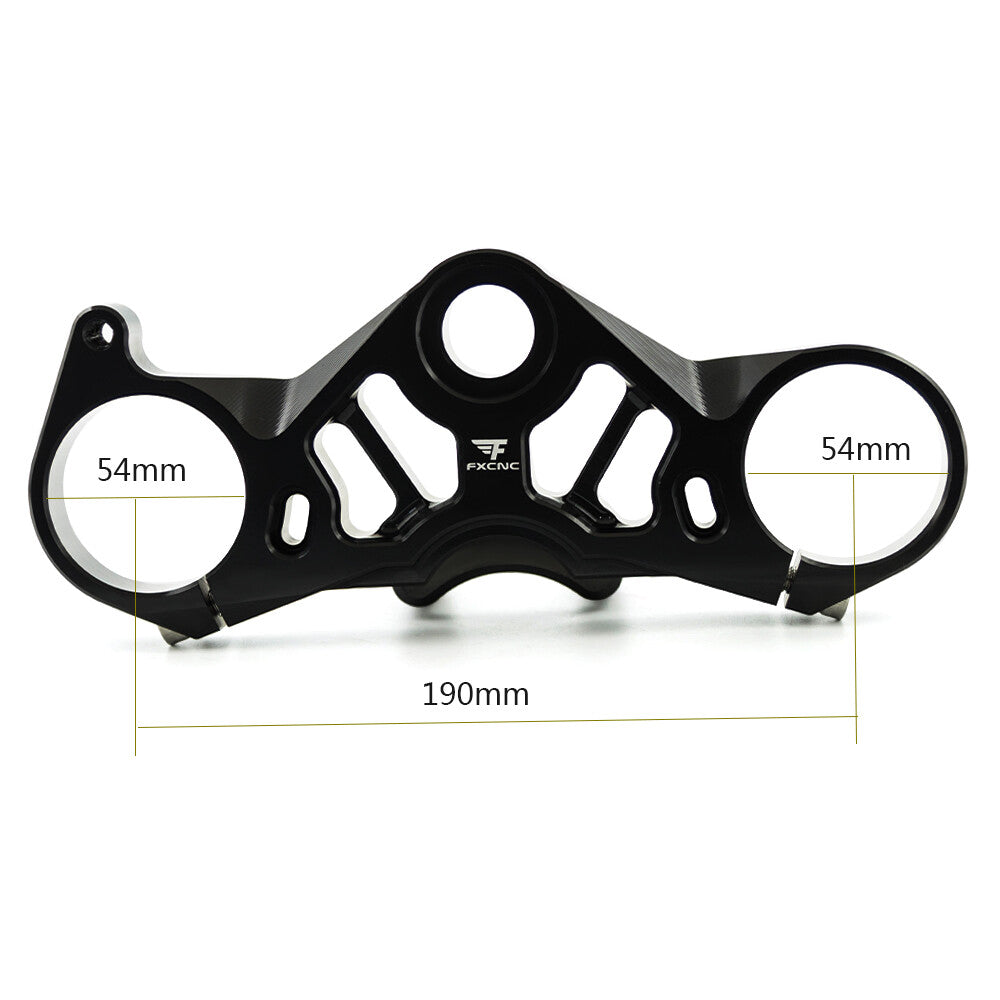 CNC three-tree upper clamp mounting suitable for RS4 125 GPR125 GPR150 2011-16