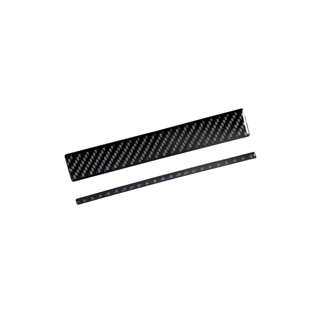 Navigation Top & Bottom Trim Strip Cover Carbon Fiber for Chevy Impala 2014-2020