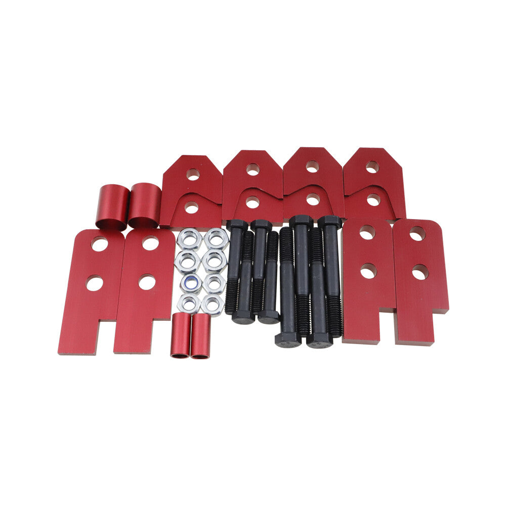 2-inch full lift kit for Yamaha Rhino 450 660 700 2004-2009 Sport or SE, Red