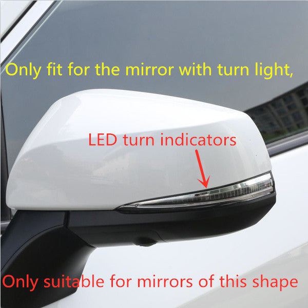 Carbon Fiber Side Mirrors Rearview Cover Fit for RAV4 2019-2024 v