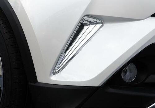 for Toyota CHR C-HR 2018-22 ABS Chrome Front Fog Bumper Light Lamp Cover Trim 2X
