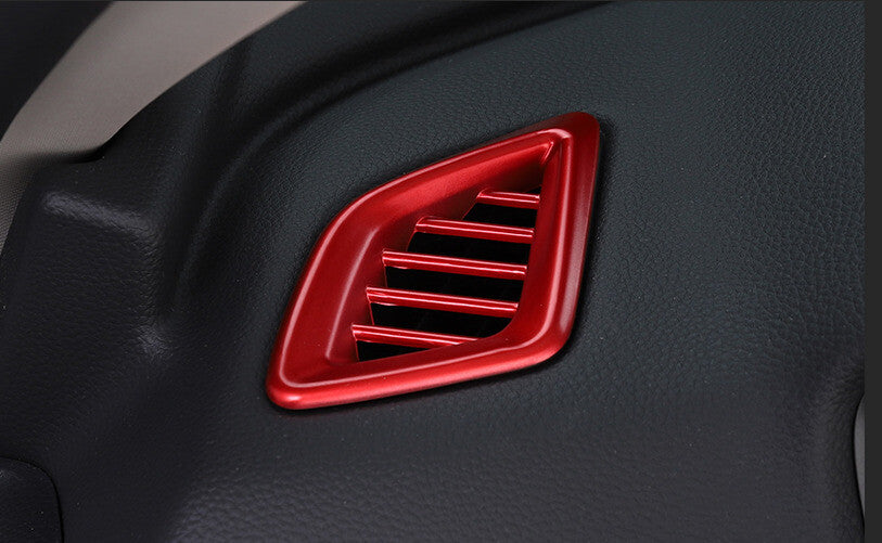 Dashboard Side Vent Overlay Cover 2 for Honda Accord 10th 2018-2022 Bright Red