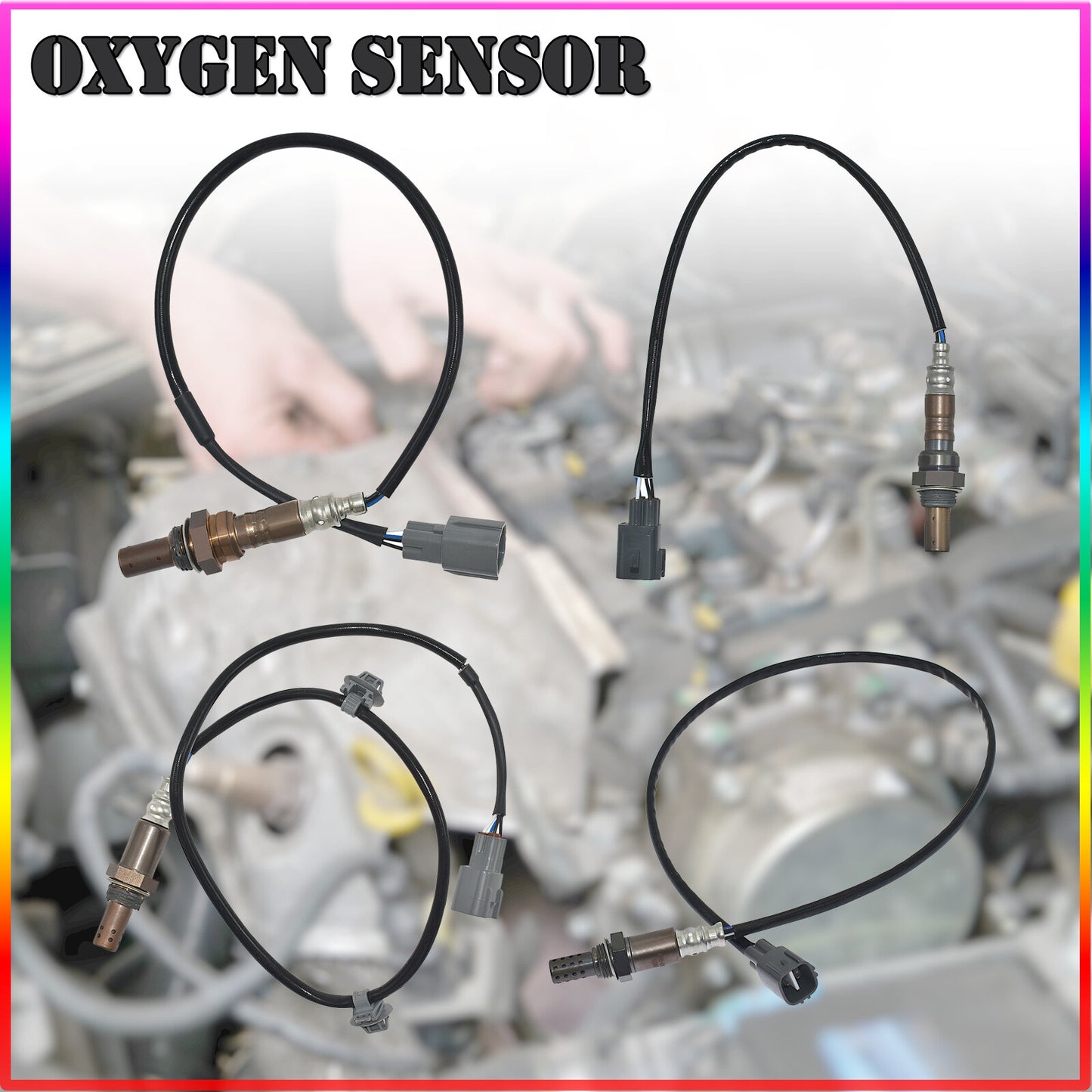 4PCS Up Downstream Oxygen O2 Sensor For 2015-2016 for Ford F-150 3.5L Turbo