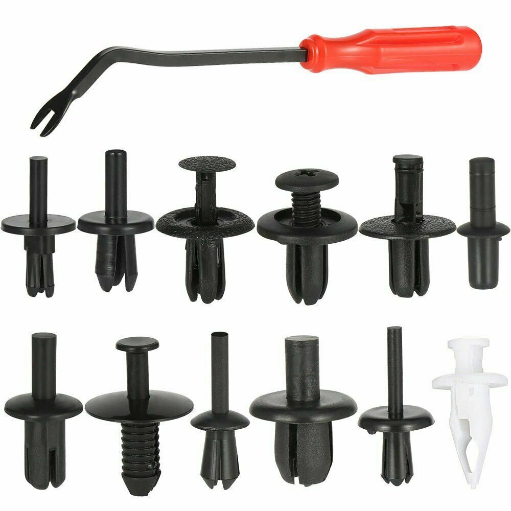 350PCS Plastic Retainer Panel Bumper Fastener Moulding Clip Fit GM for Ford for Toyota