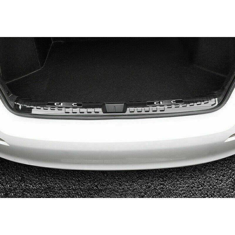 for Honda for Civic 2022-2023 Black Titanium Rear Bumper Protector Guard cover Trim