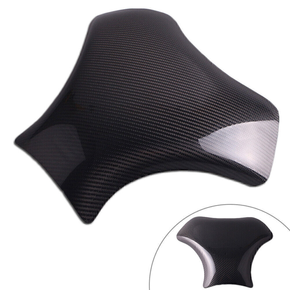 Black Carbon Fiber Fuel Gas Tank Protector Fit for Suzuki Hayabusa GSXR1300 1999-07 Q