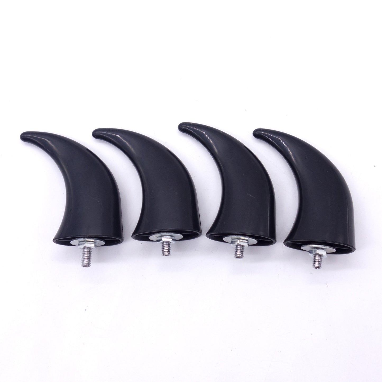 Motorcycle Black Front Fender Horns Decoration Chopper Bobber Touring Cafe Racer Q