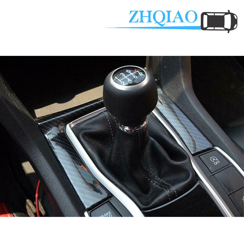Manual Drive Sedan Coupe Gear Shift Panel Cover Trim for Honda for Civic 2016-2018