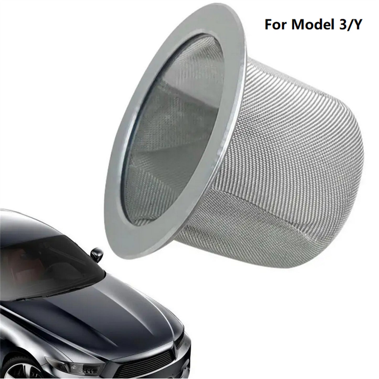 Durable Steel Wiper Filter for Tesla Model 3 Y Washer Fluid Tank Inlet Filter