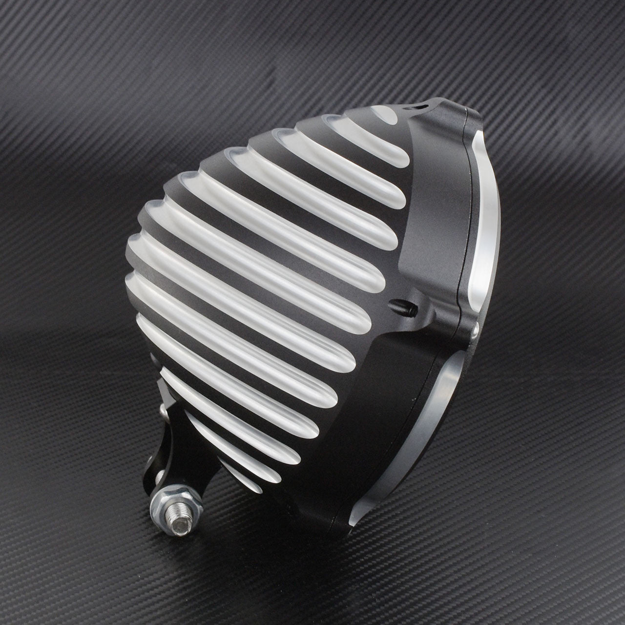 5.75'' Headlight Chrome Cover Mount Configuration Motorcycle Fit for Harley Q