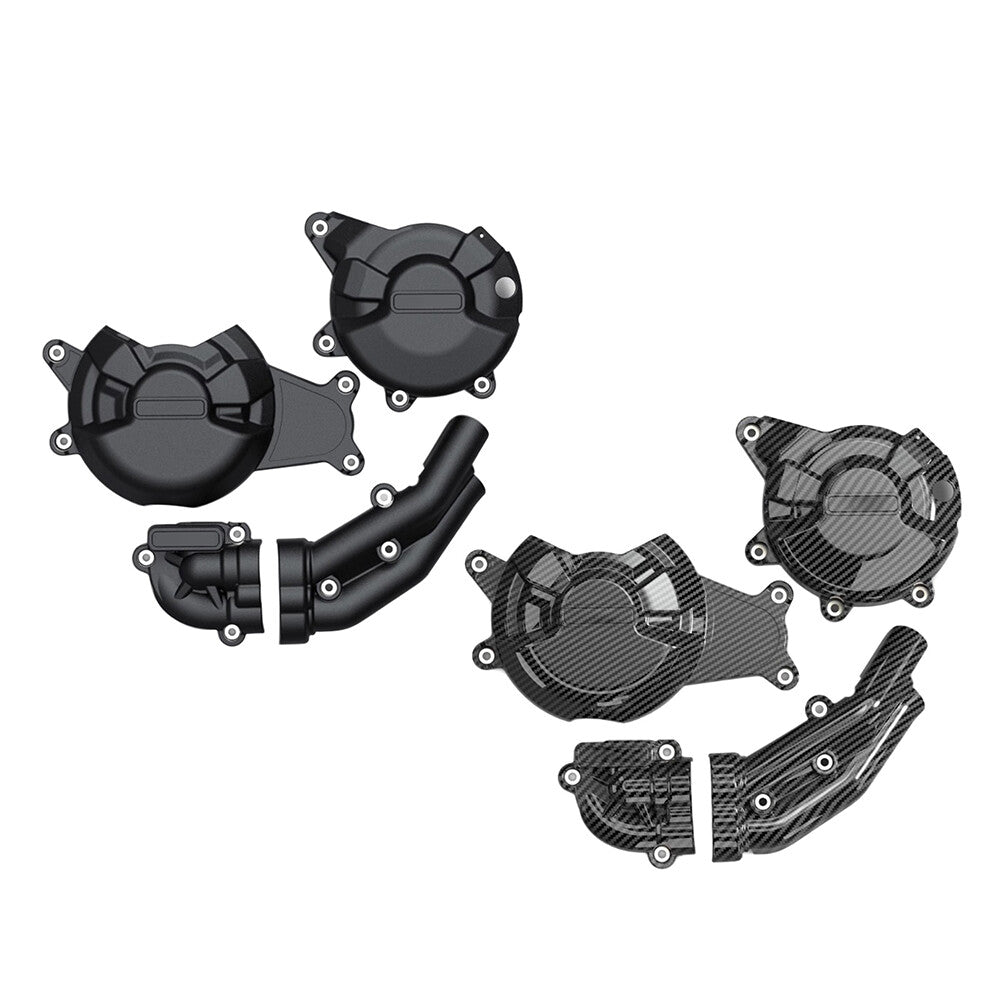 Motorcycle Engine Cover for Yamaha MT-07 XSR700 FZ-07 MT07 Tracer 2014-24 Black