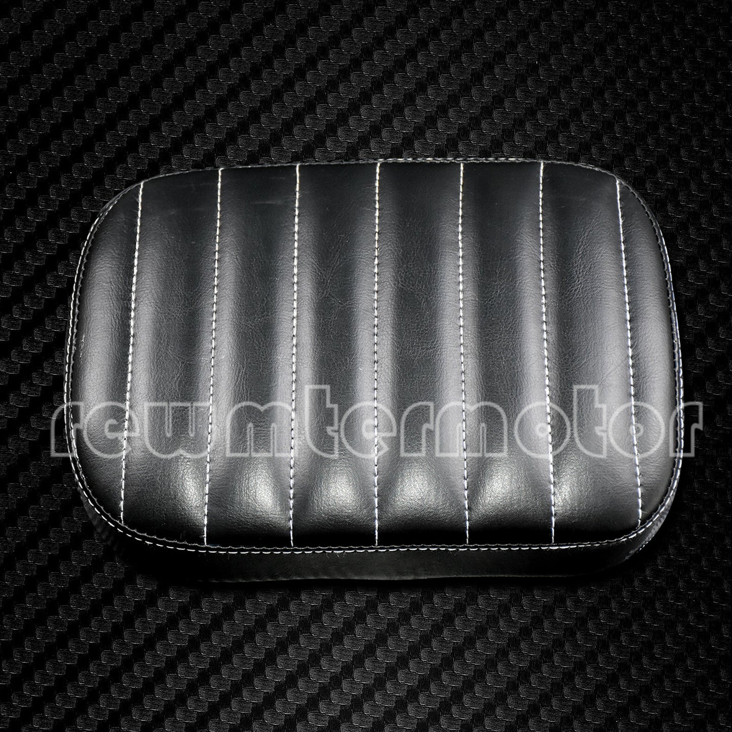 Universal Stripe Rear Passenger for Seat Pad 8 Suction Caps Fit for Harley Chopper