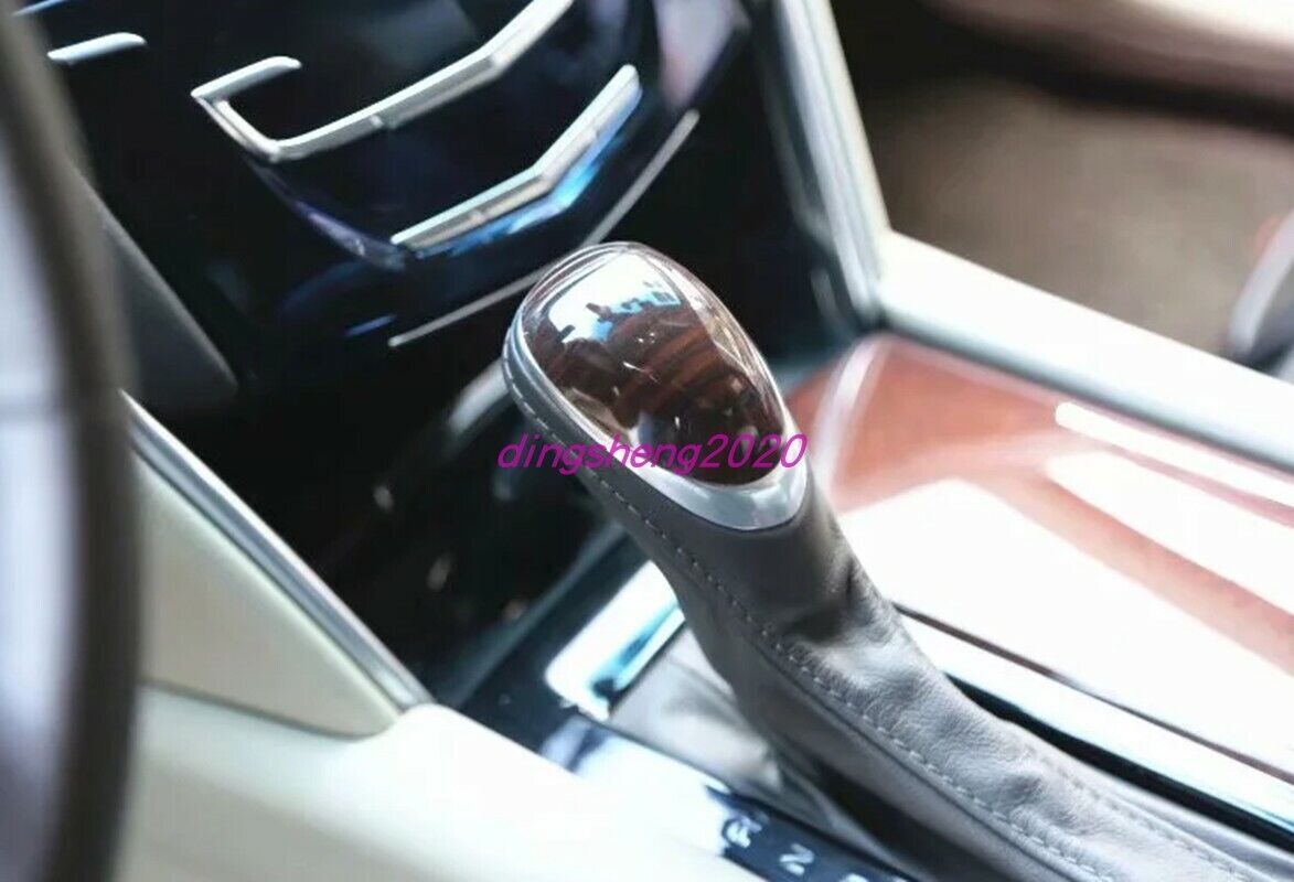 Agate pattern Inner Gear Head Shift Knob Cover Grip Trim for Cadillac XTS 13-17