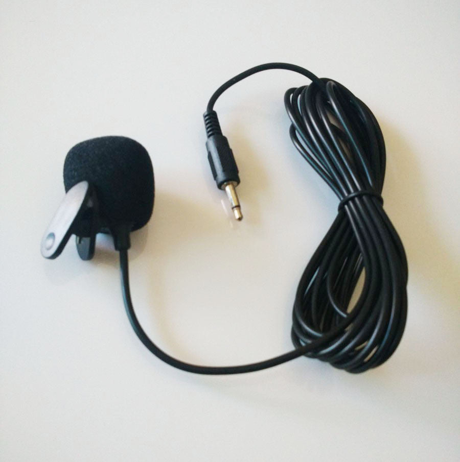 3.5mm Car Stereo External Microphone For Bluetooth Enabled Stereo GPS MP5 Radio