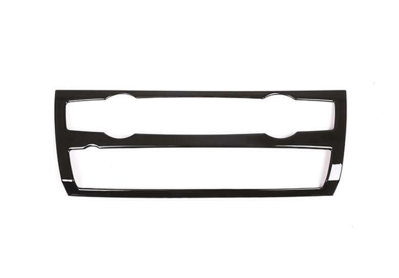 for BMW X5 X6 E70 E71 2008-13 ABS Black Console AC Button Control Frame Trim 1P