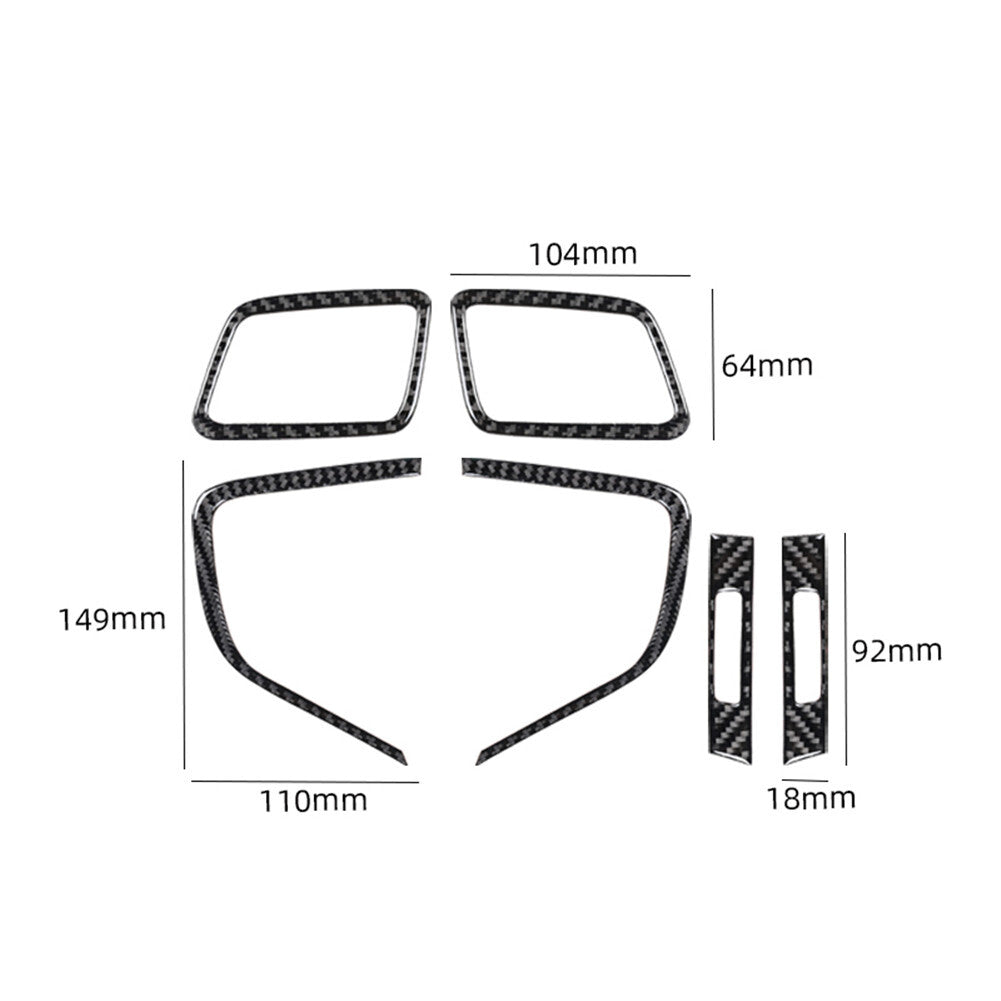 Carbon Fiber Driver Side Air Vent Panel Cover Trim for Hyundai Azera 2006-2011 v
