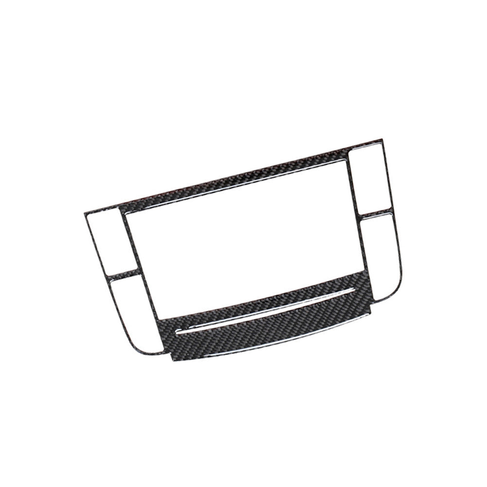 Carbon Fiber Interior Climate Control Cover Trim for Acura TSX 2009-2014 v
