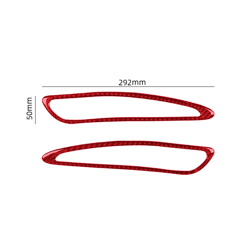 Carbon Fiber Interior Center Storage Cover Trim for Acura TSX 2009-2014 v