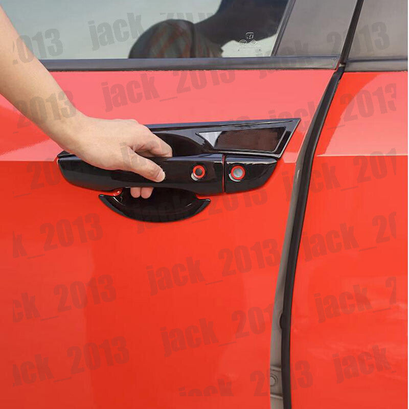For 2016-2021 for Honda for Civic Glossy Black style Side Door Handle Covers Trim 8PCS
