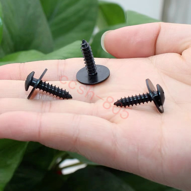 10 Pcs Car Splash Shield Phillips Truss Head Sems Screws Retainer for Honda Q
