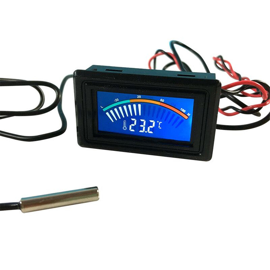 Car Auto Thermometer Temperature Gauge Meter Oil Chargecooler Water Real-time Q