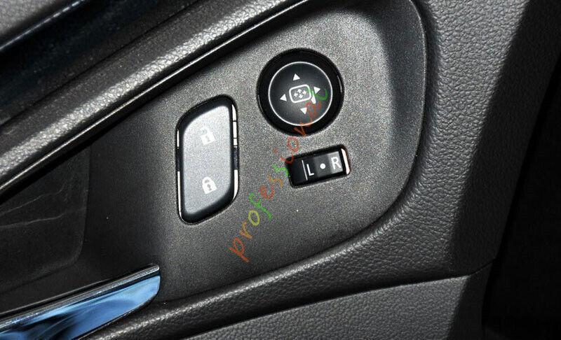 Suitable for Buick Regal 2014-2017, black left door lock button switch cover (lacrosse style).