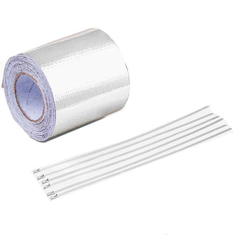 Car Thermal Exhaust Tape Intake Heat Insulation Shield Heat Barrier Self Sticker