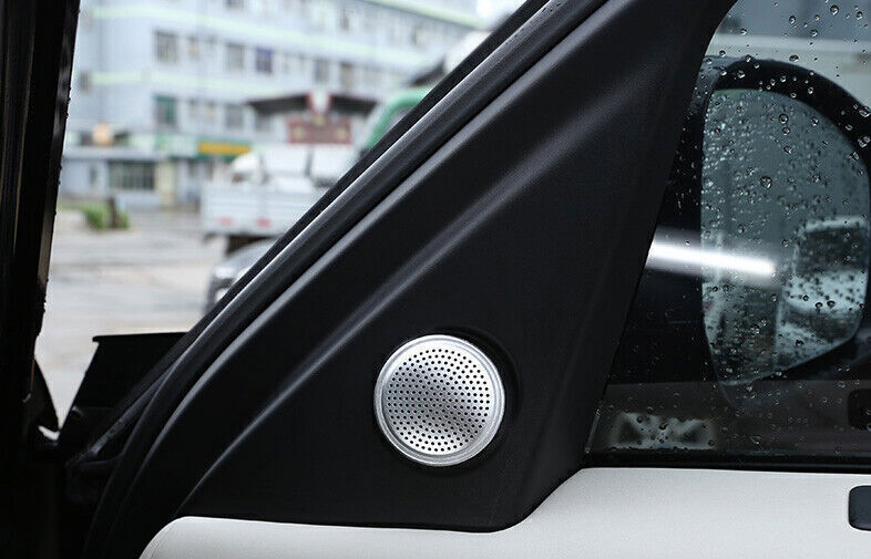 for Land Rover Discovery 5 2017-25 Silver A Pillar Speaker Sound Cover Trim 2PCS
