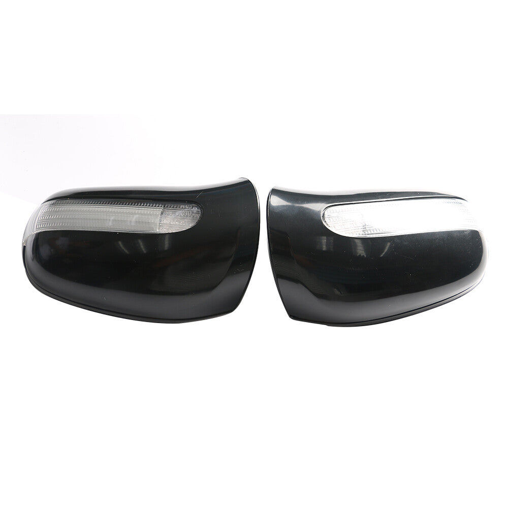 Pack of 2 Door Mirror Housing Cover W/ Turn Signal for W220 W215 S320 S430 CL500