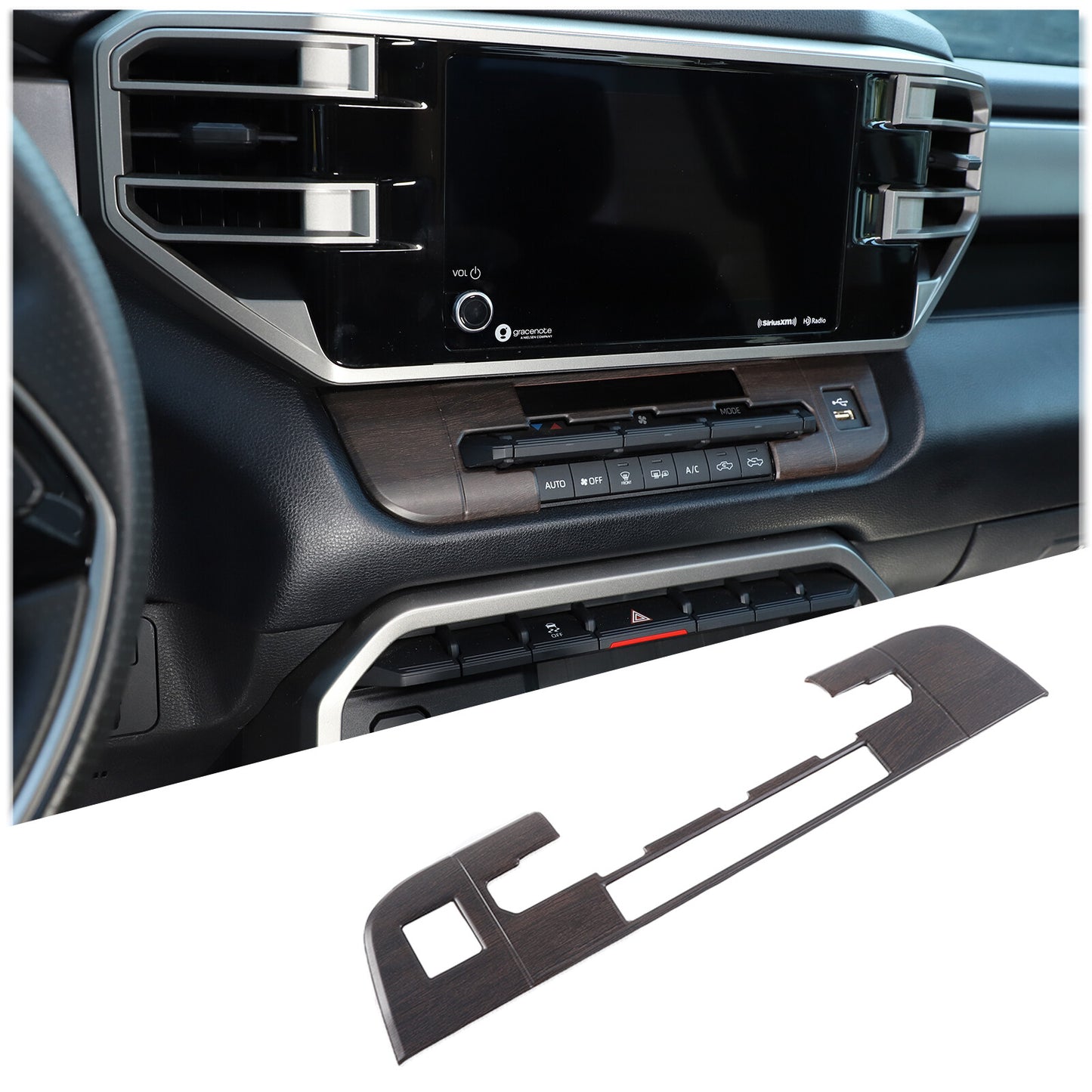 ABS Bright Red Shift Button Cover Trim for Corolla Cross 2022 2023- v