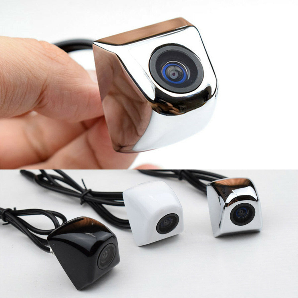 Black Car Front View Camera 170 Degree Reversing Backup Camera Night Vision