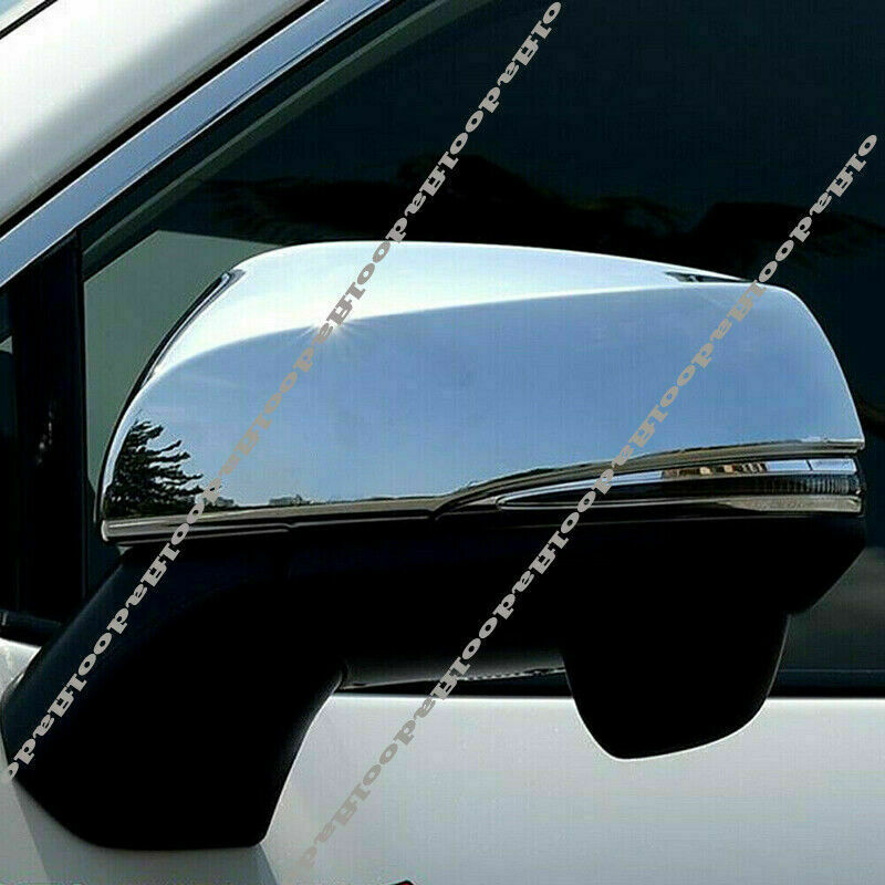 Chrome Rearview Side Door Mirror Cover Accessory for Toyota Highlander 2020-2023