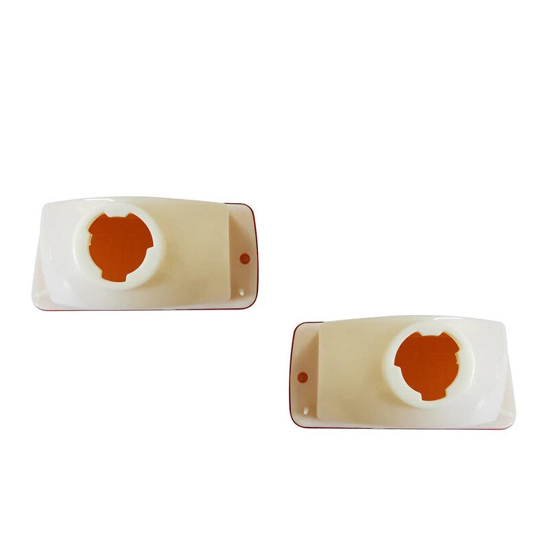 Suitable for Jeep for Wrangler YJ 1987 - 1995, 1 set of bumper signal mudguard side marker lights.