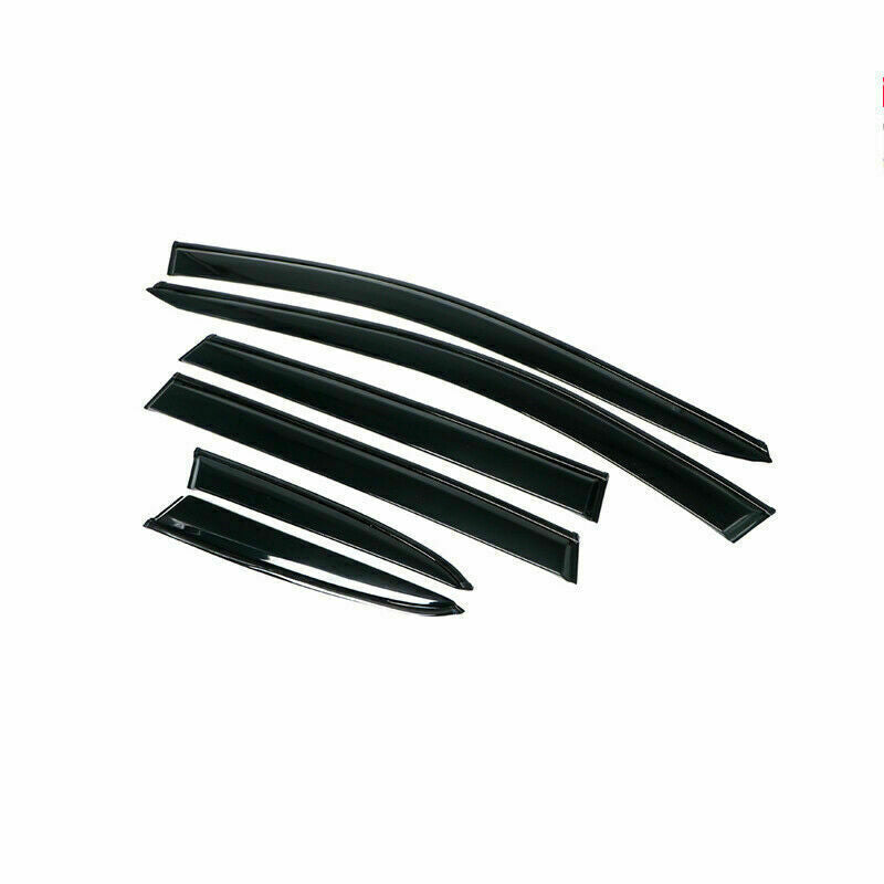 For 2017-2022 for HONDA CR-V CRV Black Car Window Visor Vent Sun Shade Rain Guard 6X